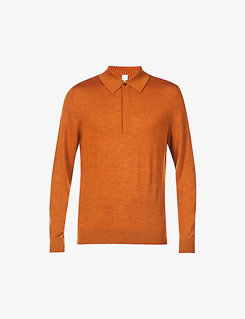 PAUL SMITH: Regular-fit long-sleeved wool polo top