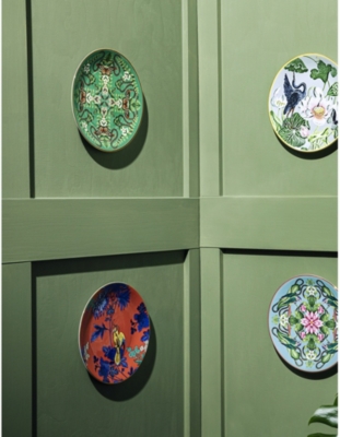 WEDGWOOD: Wonderlust Emerald Forest bone china plate 20cm