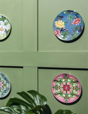 WEDGWOOD: Wonderlust Sapphire Garden bone china plate 20cm