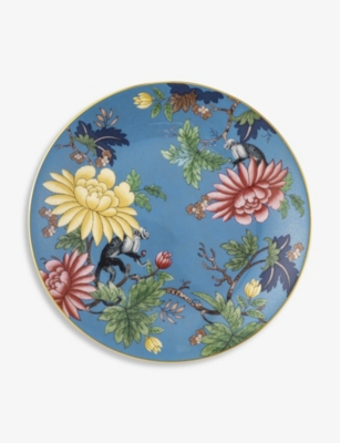 WEDGWOOD: Wonderlust Sapphire Garden bone china plate 20cm