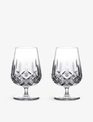 Waterford Connoisseur Lismore Snifter-cap Crystal Tumblers In No Color