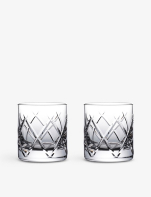 WATERFORD: Connoisseur Olann straight tumbler set of two