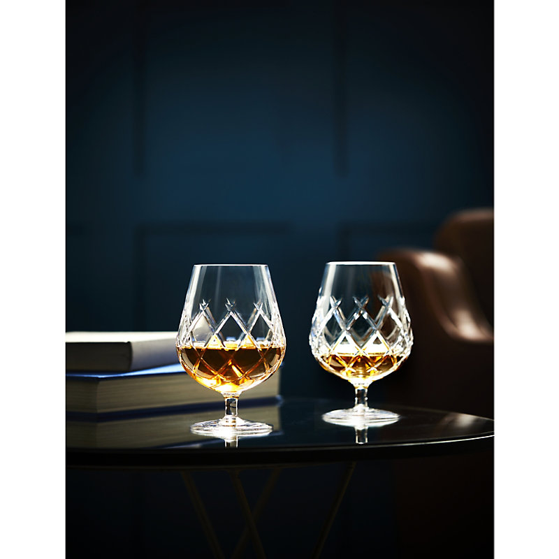 Shop Waterford Connoisseur Olann Balloon-rim Crystal Tumblers Set Of Two