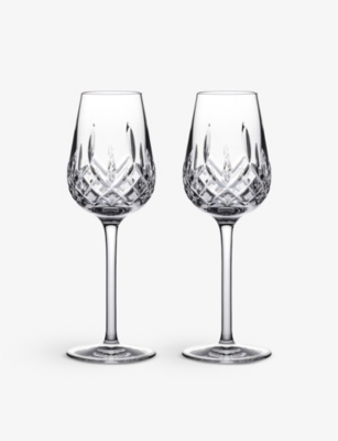 Waterford Connoisseur Lismore Crystal Cognac Glasses Set Of Two