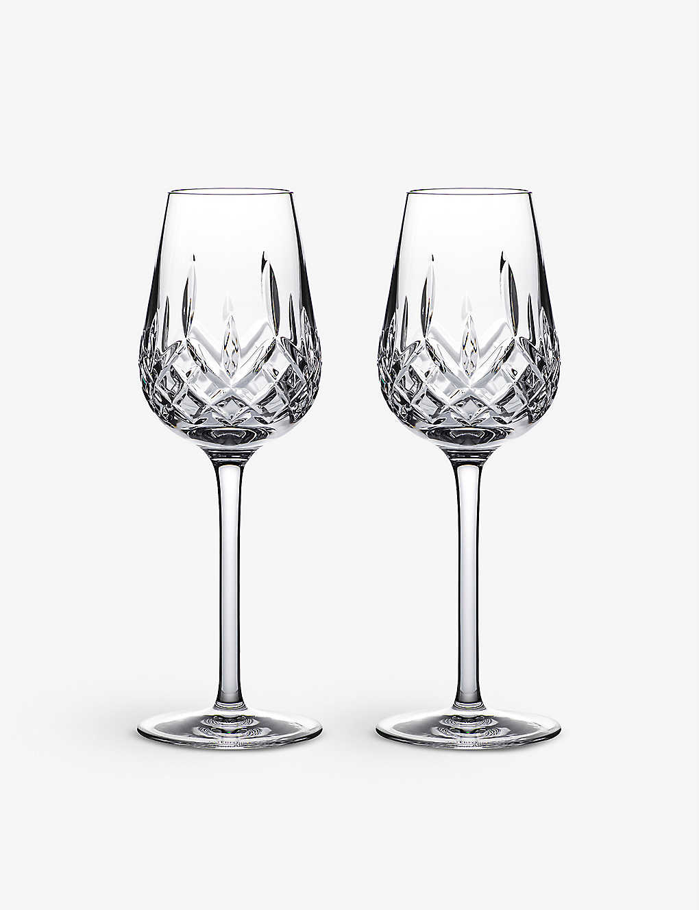 Waterford Connoisseur Lismore Crystal Cognac Glasses Set Of Two