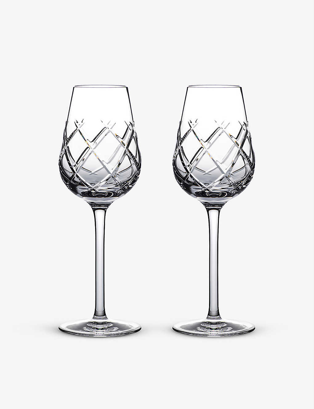 Waterford Connoisseur Olann Crystal-glass Cognac Glasses Set Of Two