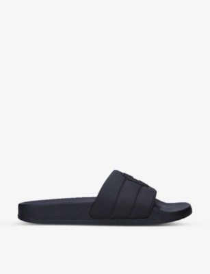 CARVELA - Triple C logo-embossed rubber sliders | Selfridges.com