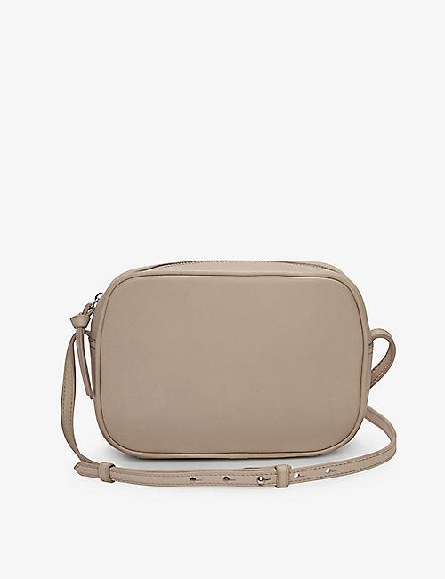 THE WHITE COMPANY: Leather cross-body camera bag