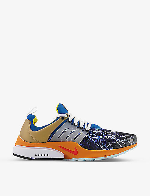 NIKE: Air Presto mismatched textile low-top trainers