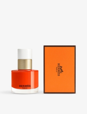 Shop Hermes Les Mains Hermès Nail Polish 15ml In 39 Orange Poppy
