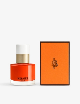 Hermes 39 Orange Poppy Les Mains Hermès Nail Polish 15ml In 39 Orange Poppy