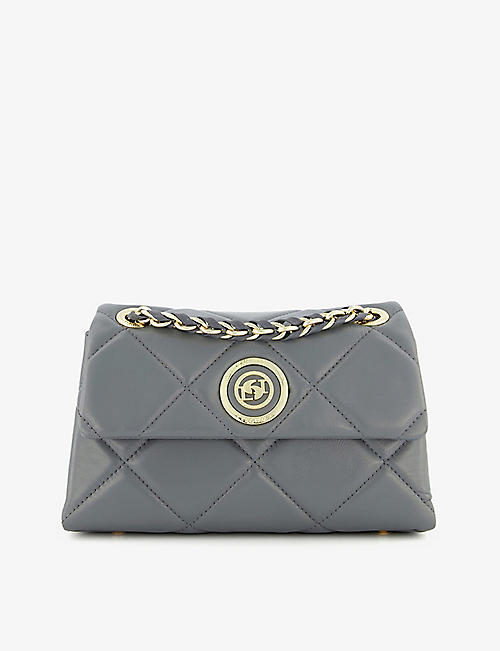 DUNE: Duchess small quilted leather cross-body bag