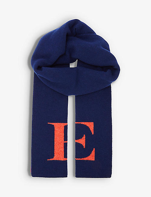 HADES: Alphabet E wool scarf