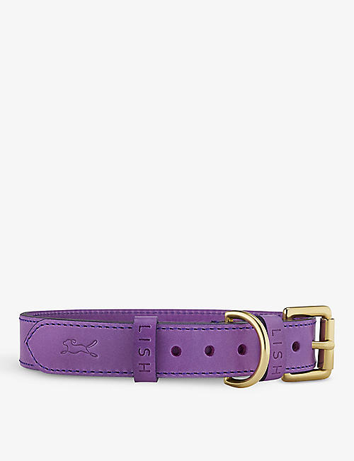 LISH: Coopers medium leather dog collar