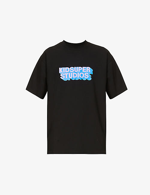 KIDSUPER: Logo-print relaxed-fit cotton-jersey T-shirt