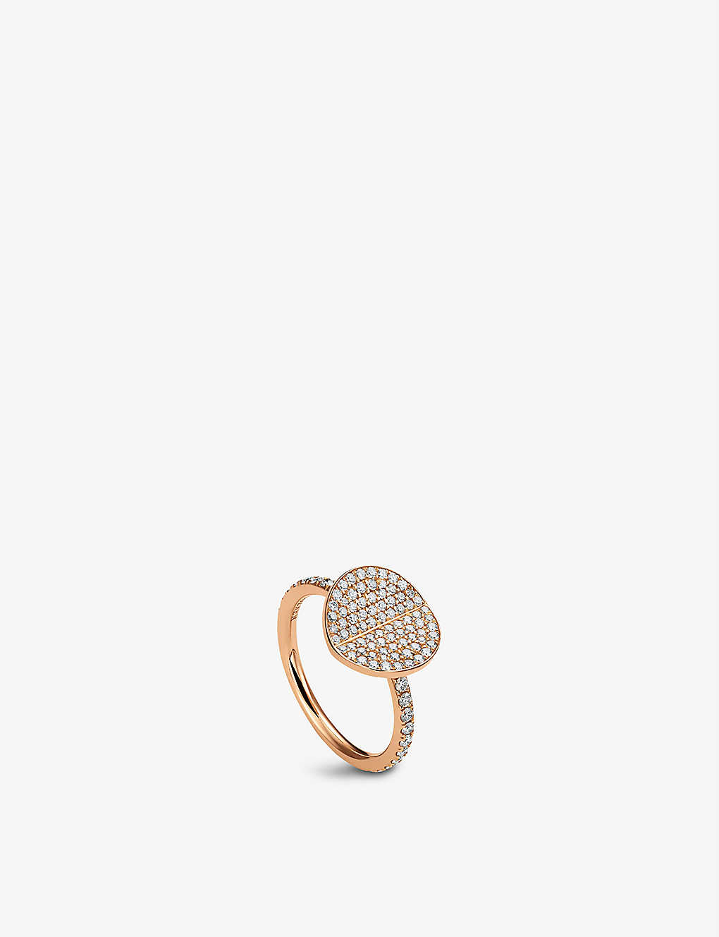 Bucherer Fine Jewellery B Dimension 18ct Rose-gold And 0.72ct Diamond Ring In Rose Gold