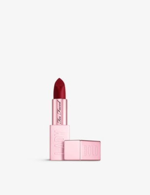 Too Faced Lady Bold Em-power Pigment Velvety Cream Lipstick In Take Over