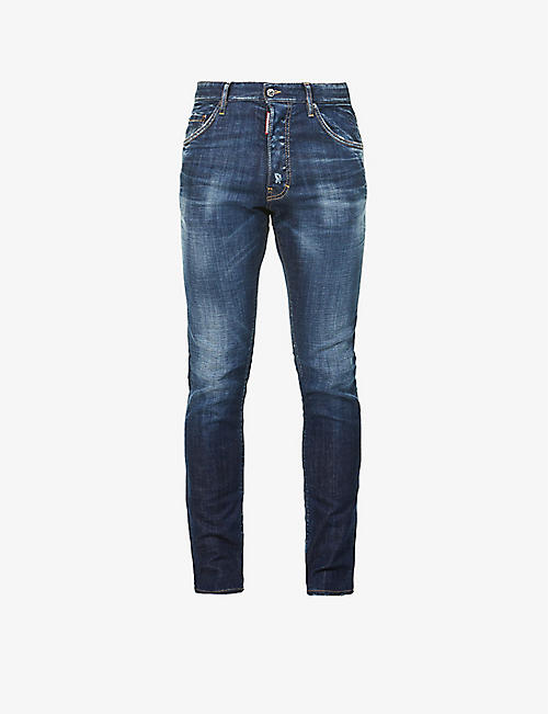 DSQUARED2: Cool Guy Bro skinny mid-rise stretch-denim jeans