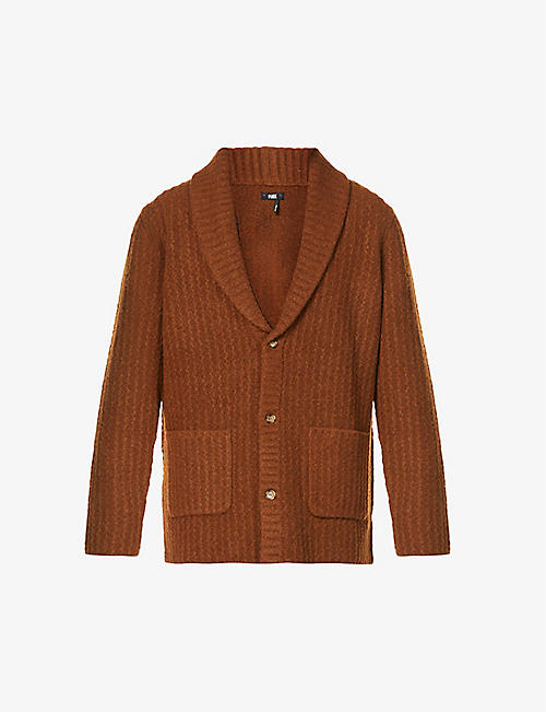 PAIGE: Stokely V-neck wool-blend cardigan