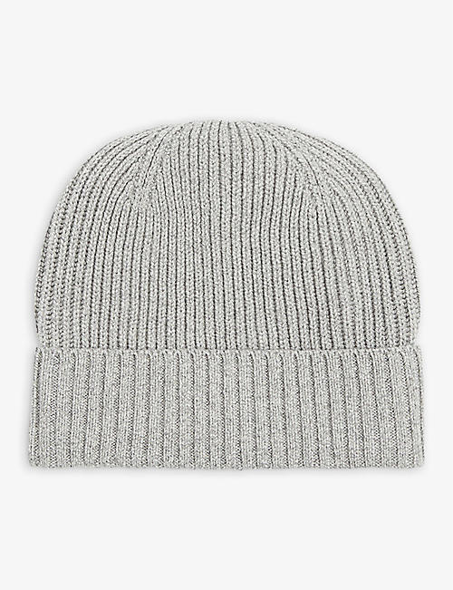 PAIGE: Holtom ribbed cotton beanie