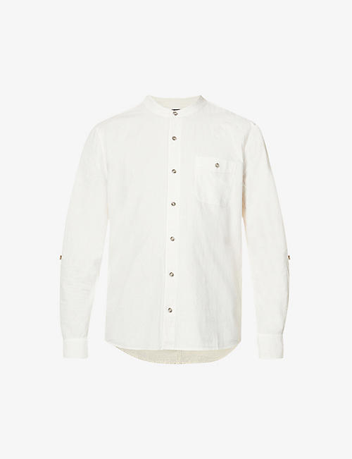 PAIGE: Pixler relaxed fit cotton shirt