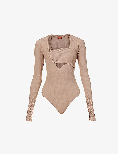 ALIX NYC: Bianca cut-out stretch-woven body