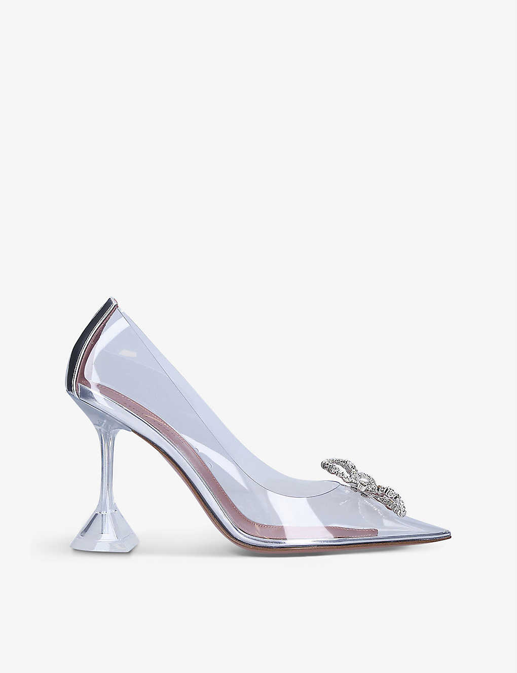 Selfridges & Co Women Shoes High Heels Heels Heeled Pumps Lovebird crystal-embellished PVC courts 