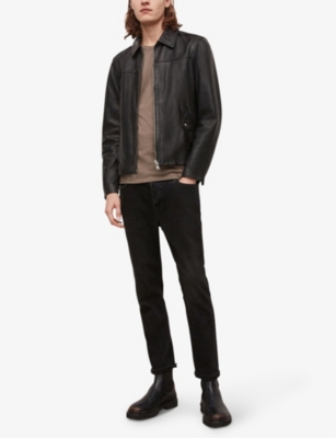 ralph lauren leather jacket for men