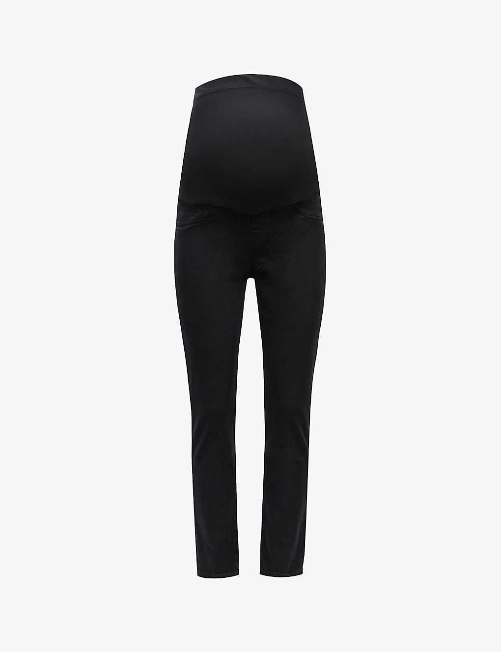 7 For All Mankind Slim Illusion Luxe Maternity Jeans In Luxe Gravity