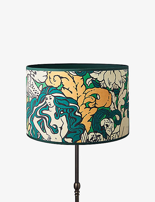 ARCHIVE: Forbidden Fruit large graphic-print cotton lampshade 40cm