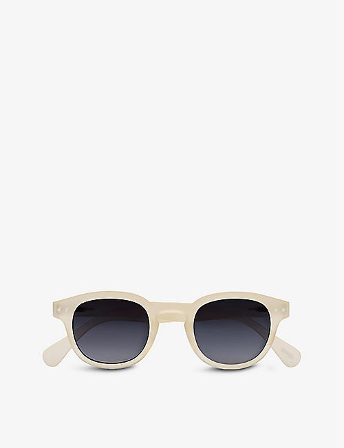 IZIPIZI: Sun #C square-frame acetate sunglasses