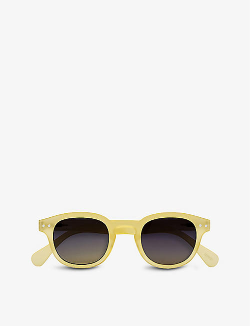IZIPIZI: #C Jupiter square-frame acetate sunglasses