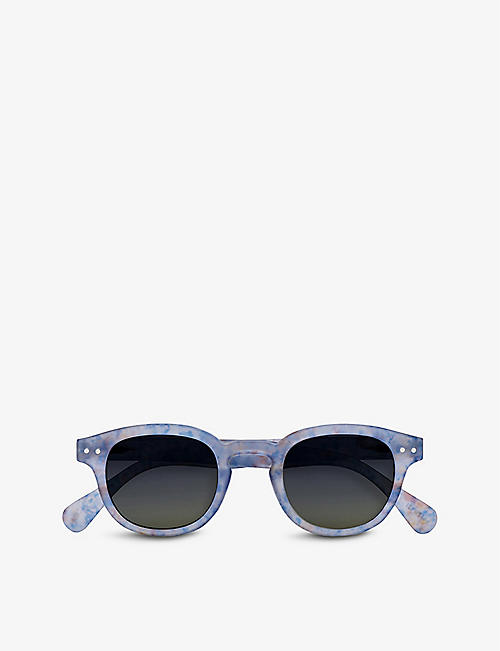 IZIPIZI: #C Lucky Star square-frame acetate sunglasses