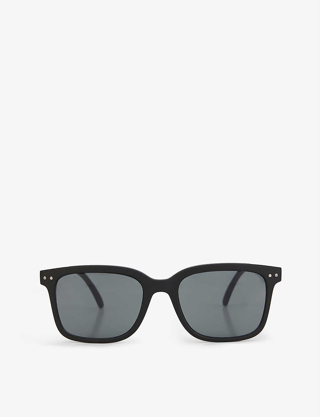 Izipizi Slmslc01_00 #l Square-eye Acetate Sunglasses In Black