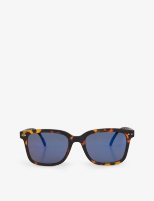 IZIPIZI: SLMSLC33_00 #L square-eye acetate sunglasses