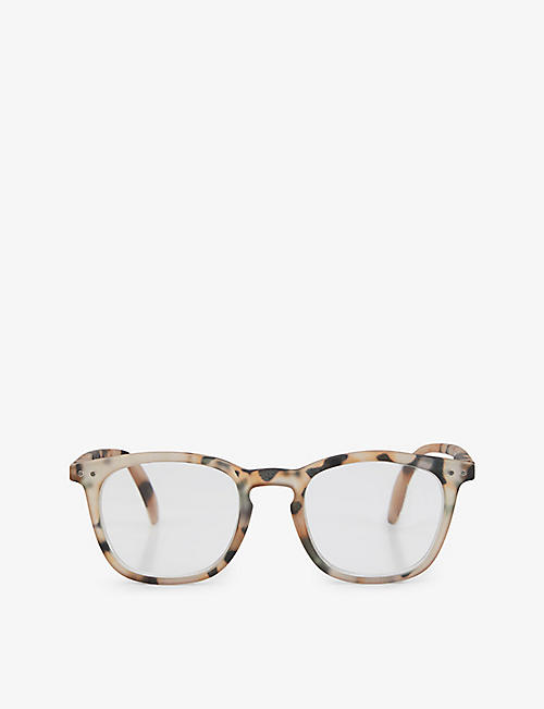 IZIPIZI: Letmesee #E square-frame reading glasses +1.00