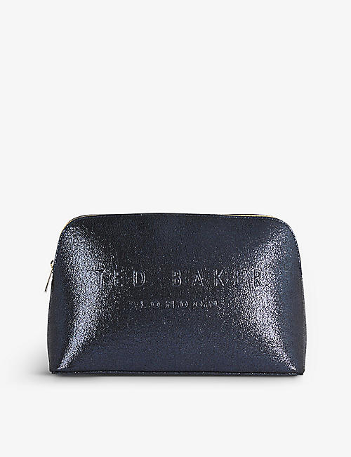 TED BAKER: Ailieen branded woven wash bag