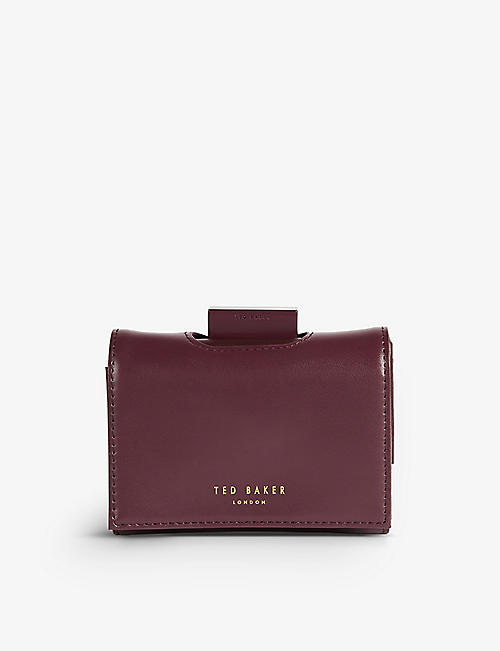 TED BAKER: Baran small leather purse