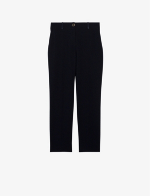 CLAUDIE PIERLOT: Poupin tailored mid-rise woven trousers