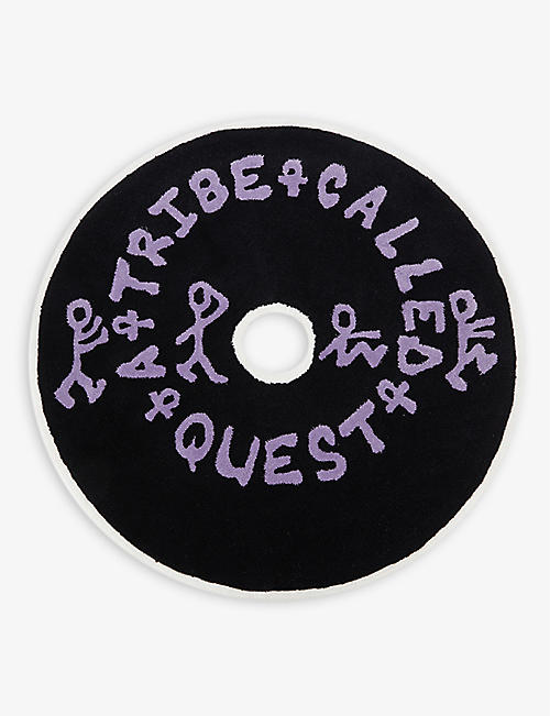 CURVES BY SEAN BROWN: A Tribe Called Quest woven rug 89cm