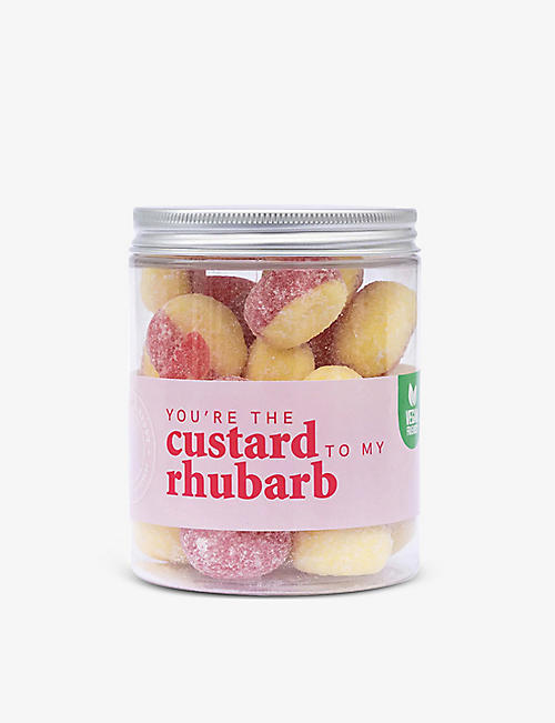 ASK MUMMY AND DADDY: Rhubarb and custard hardboiled sweets 220g