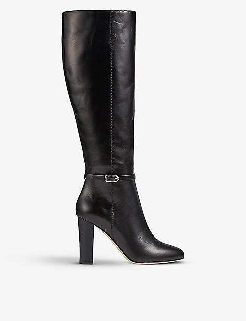 LK BENNETT: Morgan leather knee-high boots