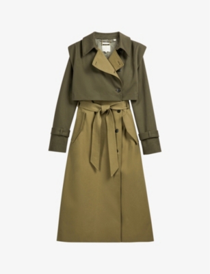 ted baker womens green coat