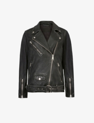 Billie leather clearance biker jacket