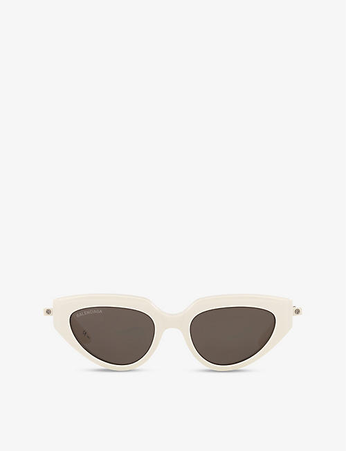 BALENCIAGA: BB0159S cat's eye-frame acetate sunglasses