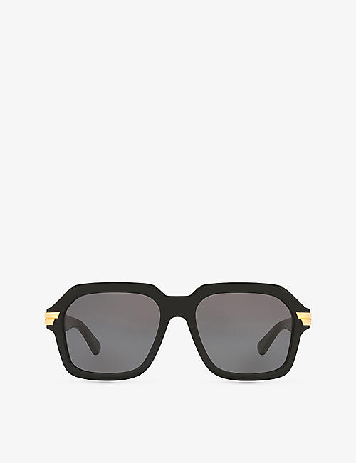 BOTTEGA VENETA: BV1123S square-framed acetate sunglasses
