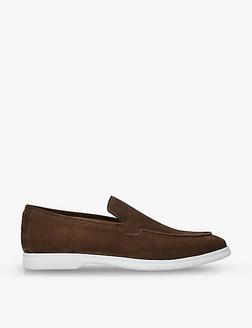 ELEVENTY: Slip-on suede loafers
