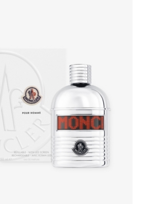 Shop Moncler Pour Homme Eau De Parfum With Led Digital Screen