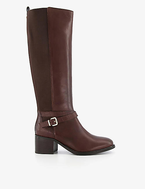 DUNE: Tildings knee-high leather boots