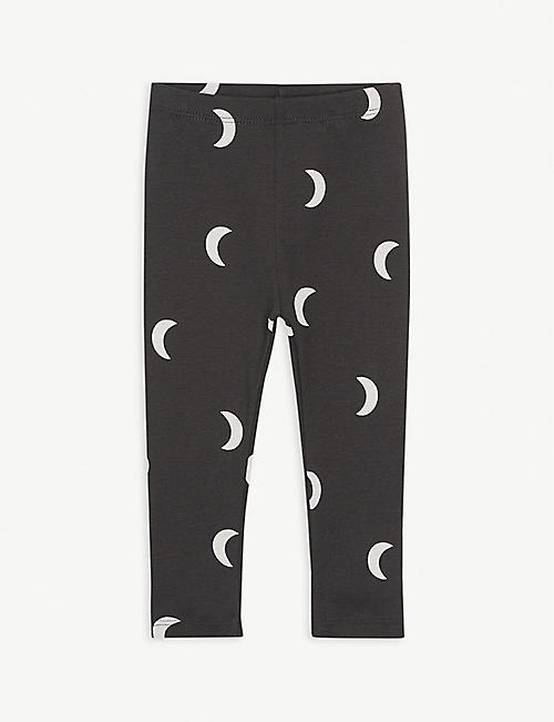 ORGANIC ZOO: Midnight moon-print organic-cotton leggings 0-3 years
